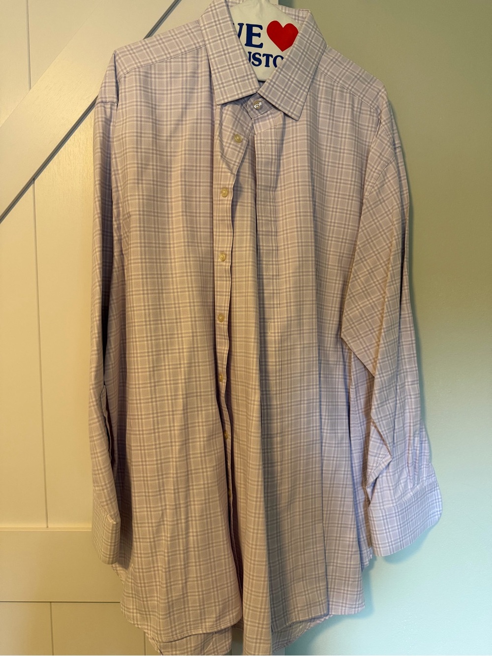 Charles Tyrwhitt Lavender Plaid Dress Shirt